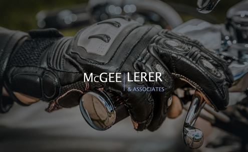 motorcycle glove on front brake