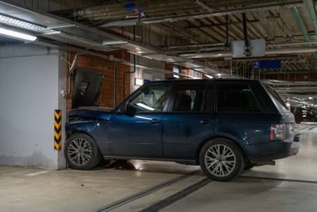 parkign garage accident