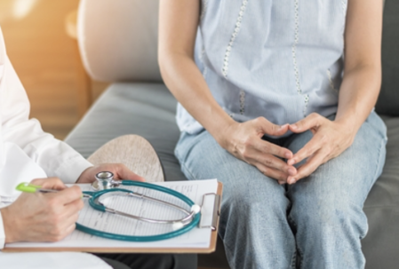 doctor talking to a patient