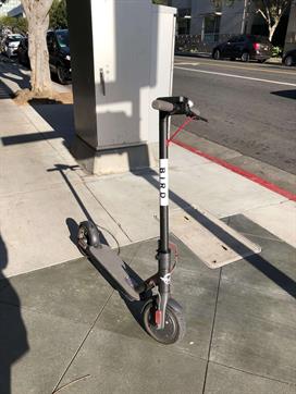 Electric bird scooter accidents Los Angeles